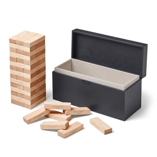 Aspinal of London Tumble Tower in Navy Pebble