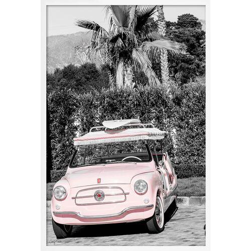 Carly Tabak - Pink Lady Montecito Photograph - White