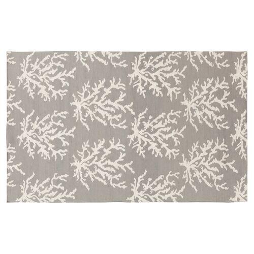 Reef Flat-Weave Rug - Gray - Gray | Floor Covering, Carpet, Mat, Area Rug