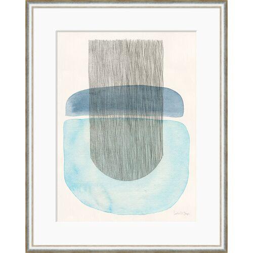 Leslie Snipes - Veil II Painting - Soicher Marin - Blue | Painting, Decor, Art Prints