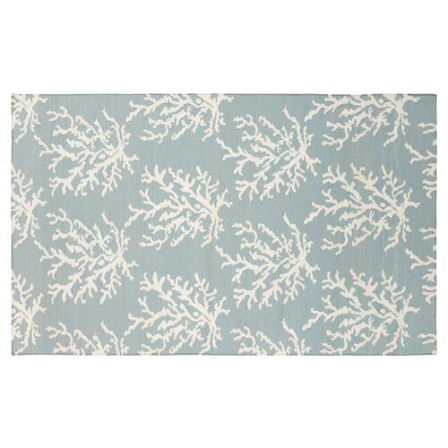 Reef Flat-Weave Rug - Powder - Gray - Gray | Floor Covering, Carpet, Mat, Area Rug