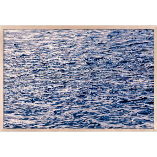 Carly Tabak - Deep Blue Water Hawaii Photograph - Beige