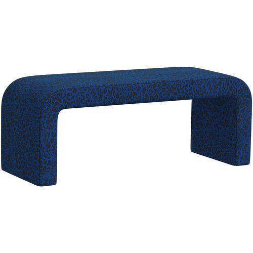 Celia Waterfall Pounce Bench - Blue | Couch, Sofa, Settee