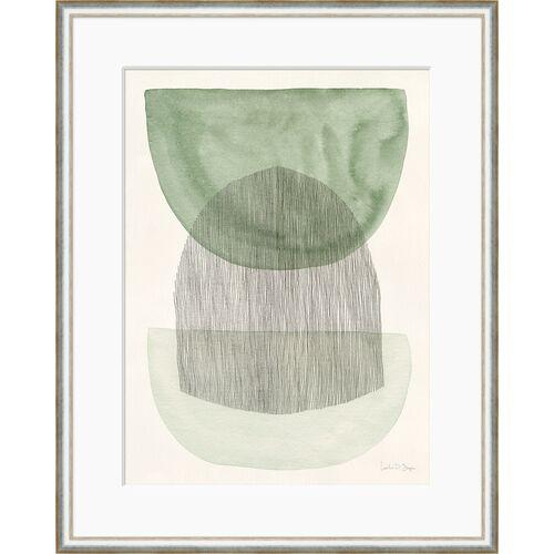 Leslie Snipes - Veil III Painting - Soicher Marin - Green | Painting, Decor, Art Prints