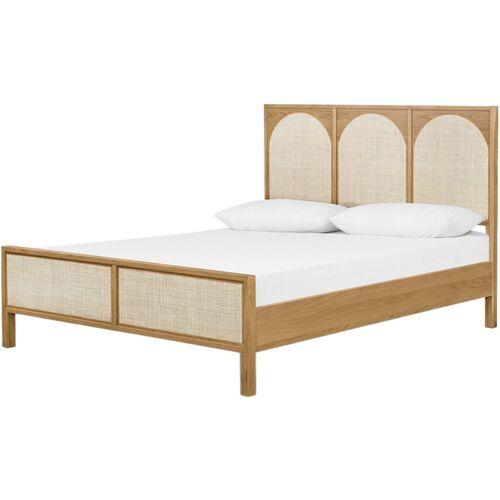 Willa Cane Bed - Honey Oak - Beige