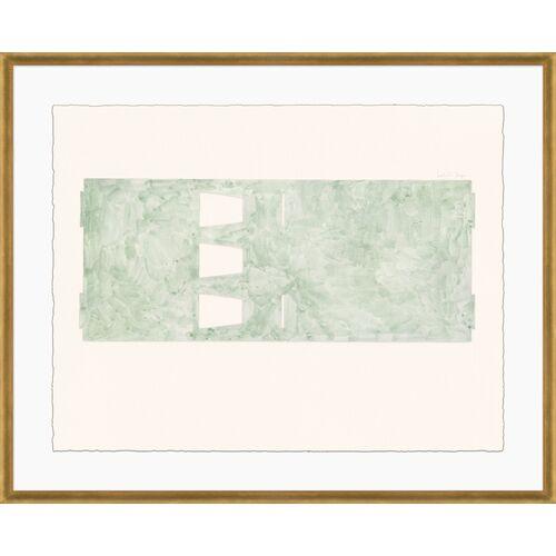 Leslie Snipes - Green Form I Painting - Soicher Marin | Painting, Decor, Art Prints