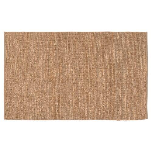 Continental Jute Rug - Tan - Handcrafted - Brown - Brown | Floor Covering, Carpet, Mat, Area Rug - 9'x13'