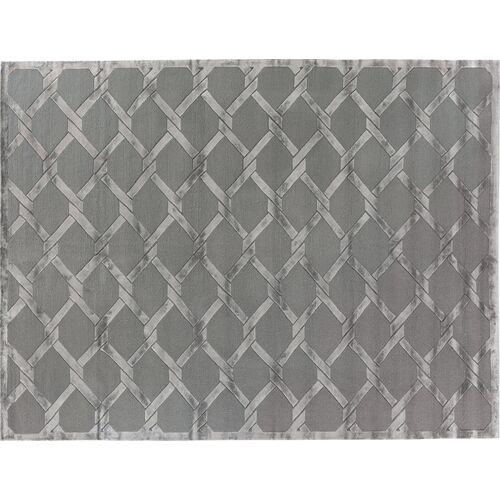 Alina Rug - Blue - Exquisite Rugs - Gray - Gray | Floor Covering, Carpet, Mat, Area Rug - 10'x14'