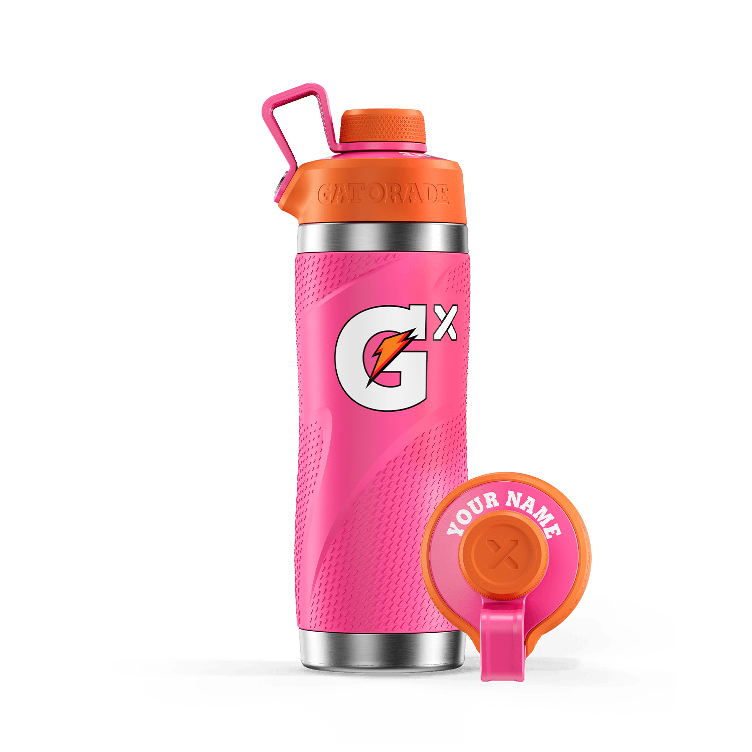 Gatorade Gx Stainless Steel Bottle Bundle in Pink | 30 oz Insulated