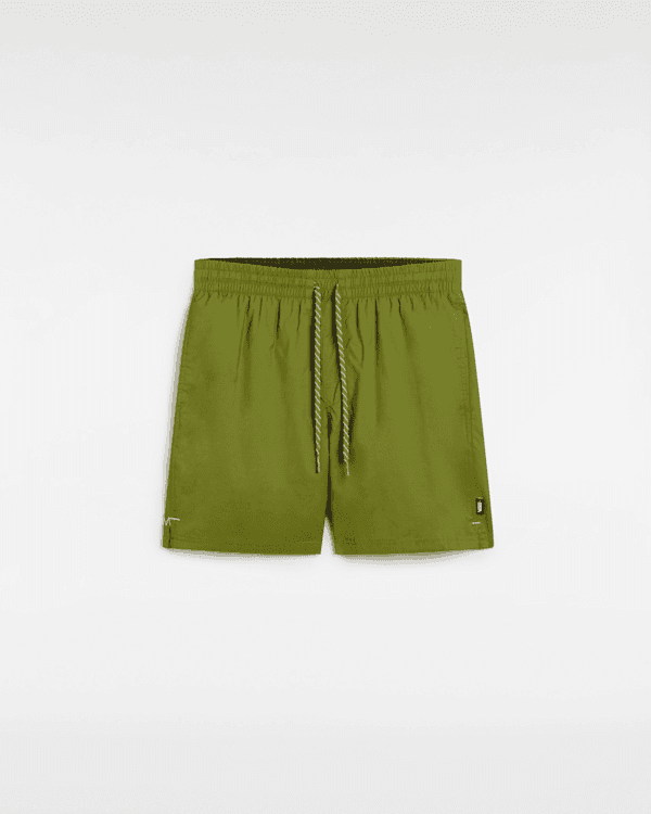 Vans - Primary Solid Elastic Boardshorts, Man, Green, Size: XXL