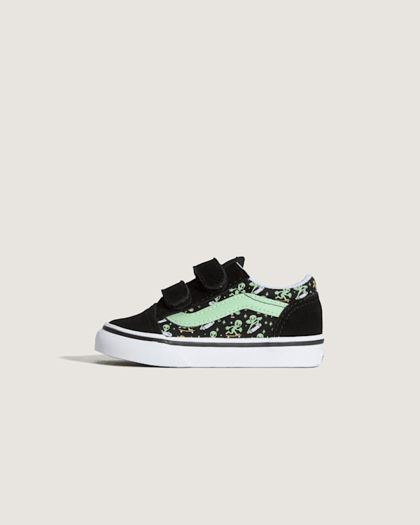 Vans - Toddler Old Skool V Shoes (1-4 years), Black, Size: 26.5