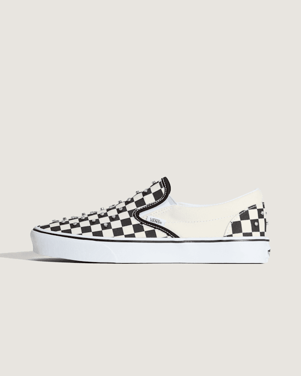 Vans - Slip-On Checkerboard Shoes, Man, Black, Size: 43