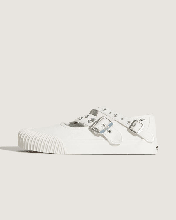 Vans - Mary Jane Straps Shoes, Man, White, Size: 40