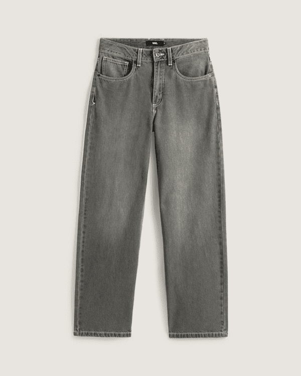 Vans - Sirelle 5 Pocket Puddle Trousers, Woman, Grey, Size: 32