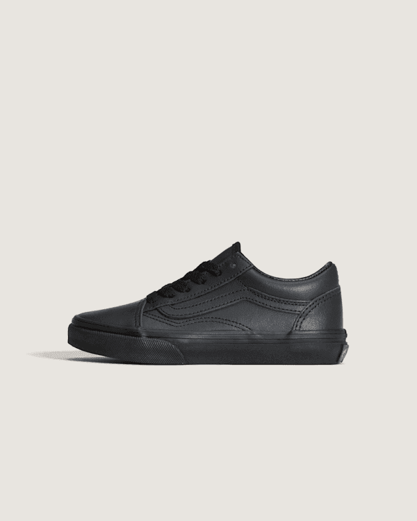 Vans - Youth Old Skool Shoes (8-14 Years), Black, Size: 34.5