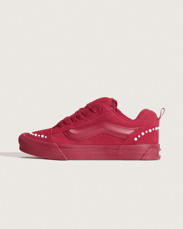 Vans - Knu Skool Shoes, Man, Burgundy, Size: 38