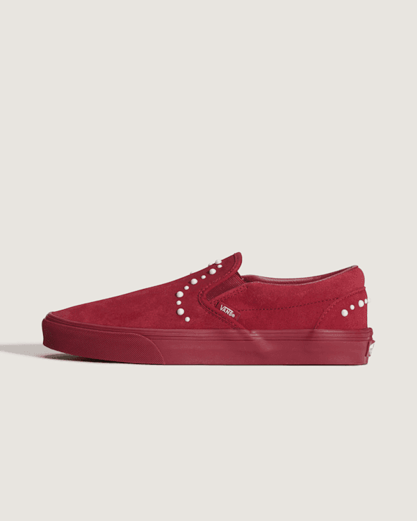 Vans - Classic Slip-On Shoes, Man, Burgundy, Size: 44.5