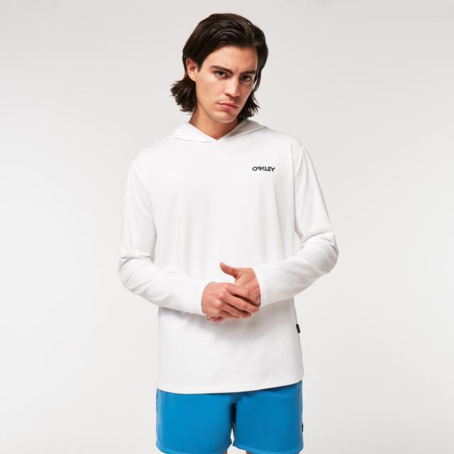 Oakley Men's Rainbow Rc Hooded Rushguard - White Size: XL