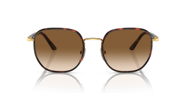 Persol PO1015SJ Gold Havana Sunglasses with Gradient Brown Lenses