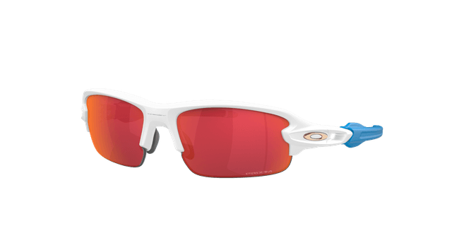 Oakley Unisex Sunglass OJ9008 Flak® XXS (Youth Fit) - Frame color: Matte White, Lens color: Prizm Field