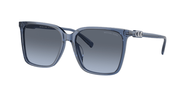 Michael Kors Mujer Sunglass MK2197U Canberra - Color del Marco: Azul y transparente, Color de la Lente: Azul Degradado