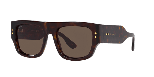 Gucci Man Sunglass GG1262S - Frame color: Tortoise, Lens color: Brown