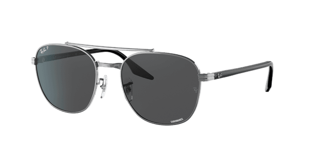 Ray-Ban Unisex Sunglass RB3688 - Rahmenfarbe: Gunmetal, Linsenfarbe: Dunkelgrau