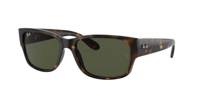 Ray-Ban Unisex Sunglass RB4388 - Frame color: Havana, Lens color: Green
