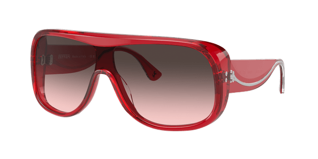 Ferrari Femme Sunglass FH2006U - Couleur du Monture: Rouge transparent, Couleur de Lentille: Rouge dégradé Rose