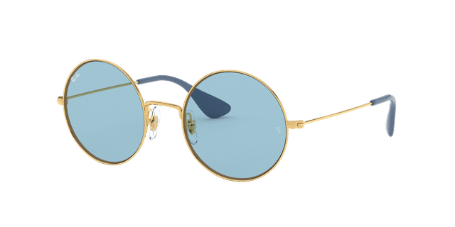 Ray-Ban Vrouwelijk Sunglass RB3592 Ja-Jo -  Framekleur: Arista goud, Lenskleur: Lichtblauw