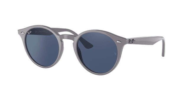 Ray-Ban Unisex Sunglass RB2180 - Couleur du Monture: Gris, Couleur de Lentille: Bleu foncé