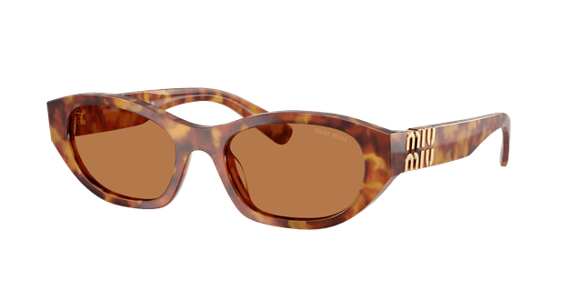MIU MIU Woman Sunglasses MU A03S - Frame color: Havana Light, Lens color: Brown