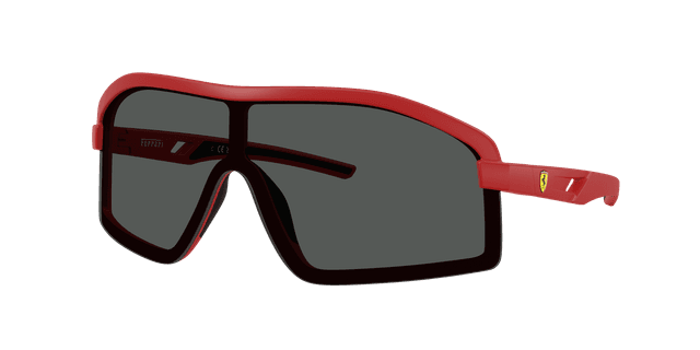 Scuderia Ferrari Mannelijk Sunglass FZ6010U - Framekleur: Matrood, Lenskleur: Grijs