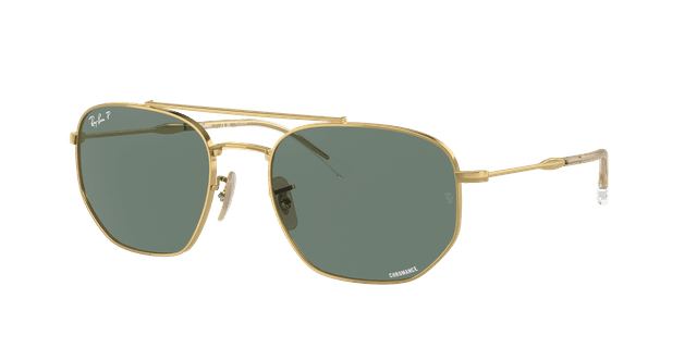 Ray-Ban Unisex Sunglass RB3707 - Couleur du Monture: Doré arista, Couleur de Lentille: Gris