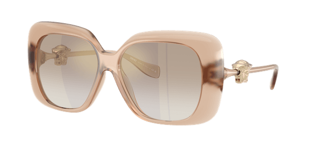 Versace Woman Sunglass VE4499U - Frame color: Opal Rose, Lens color: Gradient Brown Mirror Gold