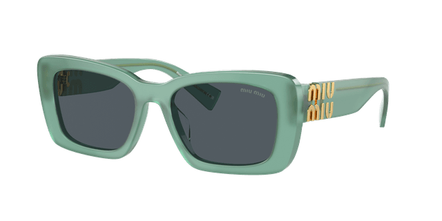 Miu Miu Mujer Sunglass MU 07YS - Color del Marco: Opal Anise, Color de la Lente: Gris Oscuro