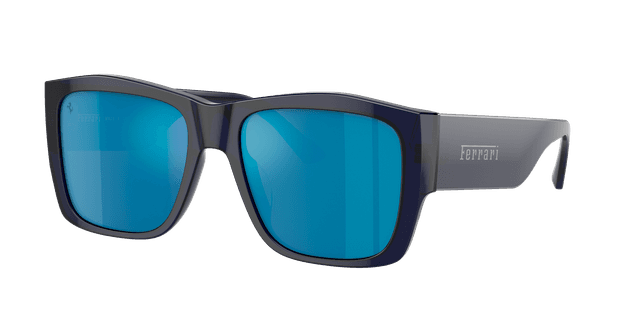 Ferrari Unisex Sunglass FH2003U - Framekleur: Blauw, Lenskleur: Blauw gespiegeld