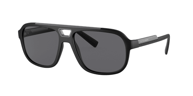 Dolce&Gabbana Man Sunglass DG6179 - Frame color: Matte Black, Lens color: Polarized Dark Grey