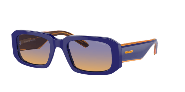 Arnette Hombre Sunglass AN4318 Thekidd - Color del Marco: Azul, Color de la Lente: Mitad azul/naranja