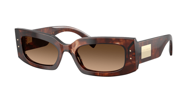 Dolce&Gabbana Mujer Sunglass DG4479 - Color del Marco: Rojo oscuro y Havana, Color de la Lente: Marrón Degradado