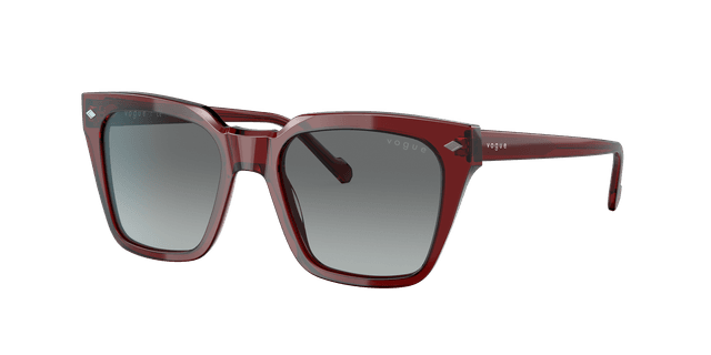 Vogue Eyewear Man Sunglass VO5380S - Frame color: Transparent Bordeaux, Lens color: Grey Gradient