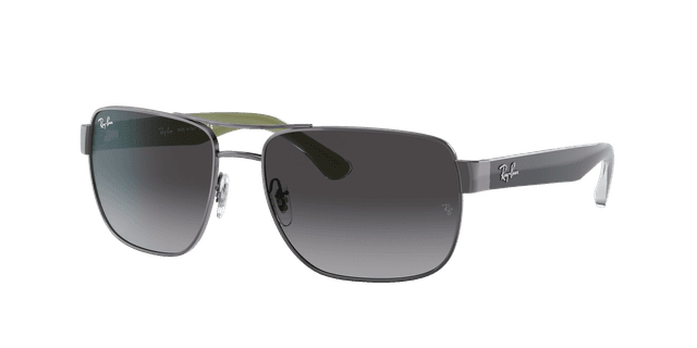 Ray-Ban Mann Sunglass RB3530 - Rahmenfarbe: Gunmetal, Linsenfarbe: Grau Verlaufstönung