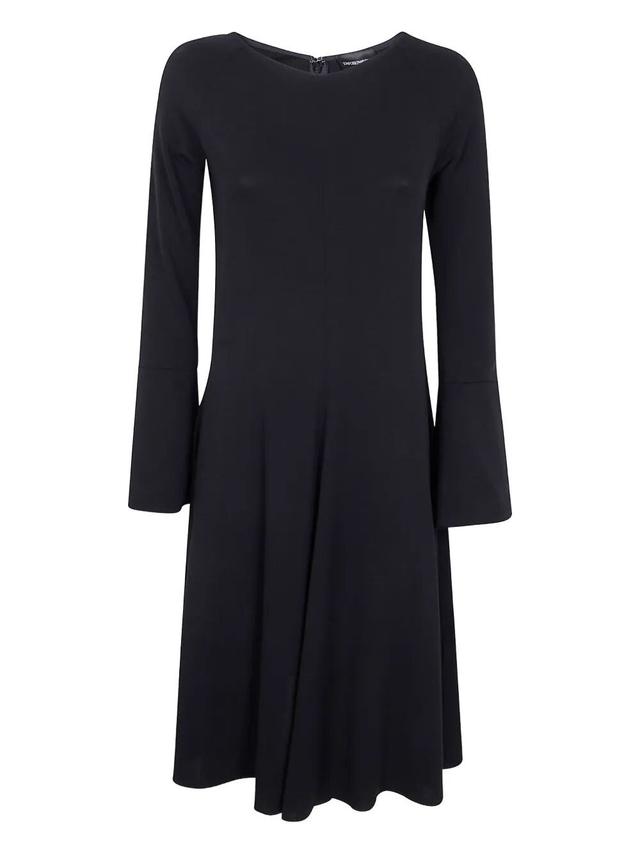 EMPORIO ARMANI Long Sleeve Stretch Dress
