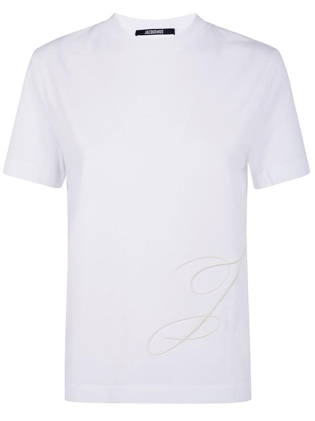 JACQUEMUS "Le Tshirt J" Short Sleeve T-Shirt