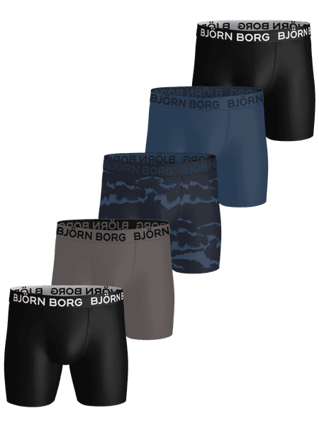 Björn Borg Sports Microfiber Boxers 5-pack Multi, XXL