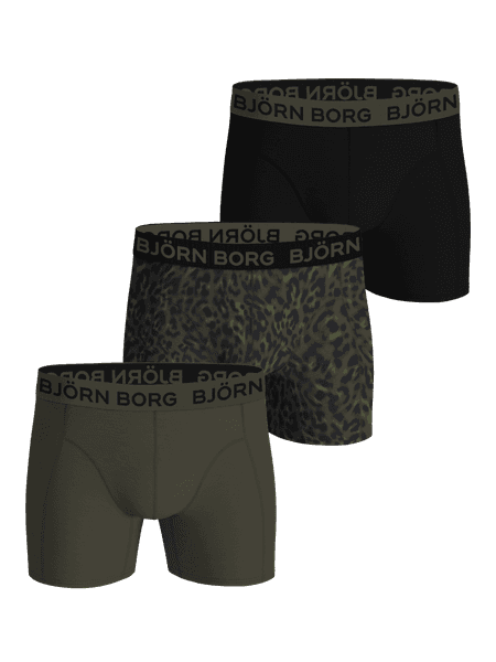 Björn Borg Cotton Stretch Boxers 3-pack Multi, 134-140