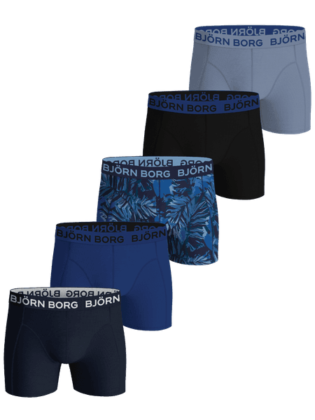 Björn Borg Cotton Stretch Boxers 5-pack Multi, 134-140