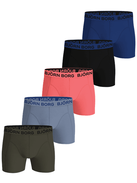 Björn Borg Cotton Stretch Boxers 5-pack Multi, 170