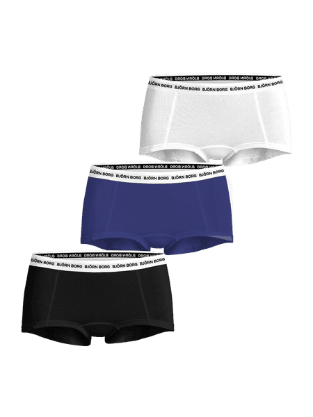 Björn Borg Logo Boxers Shorts 3-pack Svart, XS