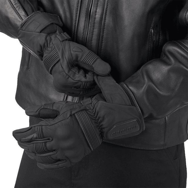 Can-am Unisex Peerce Leather Gloves CE/UKCA / Black / 2XL